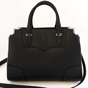 🎉$325 Rebecca Minkoff AMOROUS Leather Bag Satchel